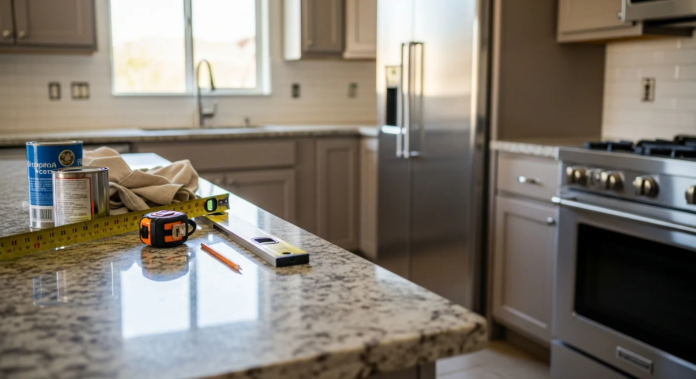 Modern kitchen renovation interior