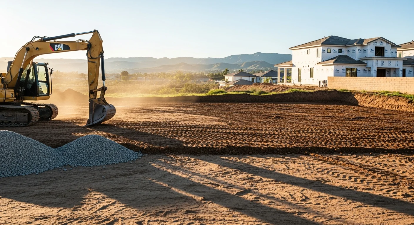 Concrete driveway residential